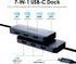 USB C Docking Station Dual DP Monitor - Displayport Docking Station with HDMI, VGA, USB2.0 Ports for Windows