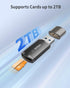 USB 3.0 Micro SD Card Reader for MicroSD, MicroSDHC/SDXC UHS-I Memory Card, Compatible with Windows, MAC, iPhone 15