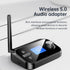eppfun 3.5mm Bluetooth Transmitter for TV, Audio Adapter Receiver for Home Stereo with Volume Control ON/Off Switch LCD