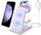 ADADPU 3 in 1 Wireless Charger for Samsung, Charging Station Dock for Multiple Devices, Compatible with Galaxy S24