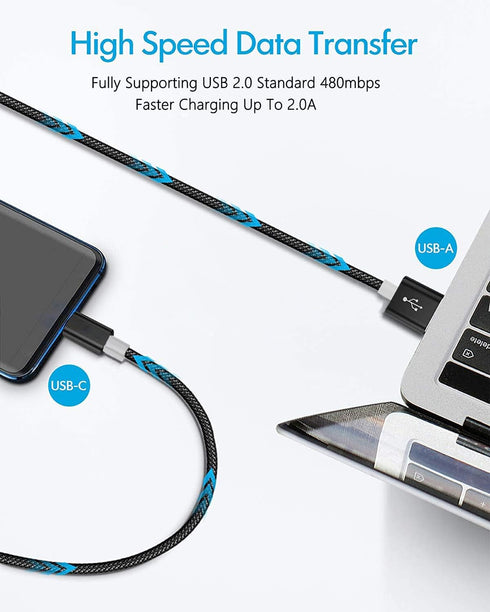 Boda Replacement USB Charger Data Transfer Cable Compatible with TCL 10L/20 SE/10 SE/10 Pro Unlocked Android Smartphone