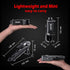 Zeadio Mini Smartphone Tripod Grip Stabilizer, Desktop Stand with Phone Holder for All iPhone and Android Smartphones