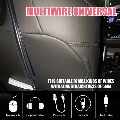 RGOAANC 4PCS Car Wire Sleeve, Car Concealed Wire Sleeve, Self-Adhesive Tubing Cable Hidden Protector, Car Accessories