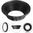 7Pcs Filter Ring Adapter Set, Aluminum Camera Lens Filter Ring Adapter Kit, Camera Professional Mini Step Up, Camera