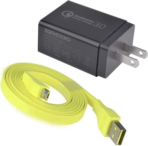 Quick Charger Cable Adapter for Ultimate Ears UE BOOM MEGABOOM Wireless Speaker