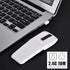 Wireless Mouse Folding Mouse Touch Mouse USB Mouse for Microsoft Mouse, Photoelectricity + Touch Scroll, Arc Mouse Mice with USB Receiver for PC/Laptop/MacBook/Smart TV(White)