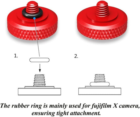 JJC Soft Release Button for Camera Shutter - Compatible with Fuji X-T5, X-T4, X-T3, X-T30, X-PRO3, Sony RX1R II, Leica