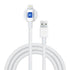 MAGNICPRO 6ft LED Phone Lightning Cable with Magnetic Tip, Magnetic Cord Holder &