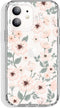 Case for iPhone 12 and iPhone 12 Pro 6.1 Inch, Clear Soft Slim TPU Cover + Hard PC Bumper Protection
