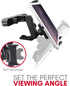 Macally Car Headrest Tablet Holder, Adjustable iPad Car Mount for Kids, Compatible with iPad Pro Air Mini, Galaxy Tabs