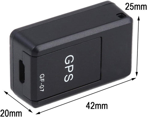 Saycker GF-07 42 25 20mm)(Black) Mini GPS Tracker, Magnetic Mini GPS Real Time Long Standby Tracking Device for Vehicle