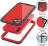 iPhone 11 Waterproof Case with Screen Protector, Full Body Shockproof Heavy Duty IP68 Protector (Red)