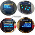0.96" inch 128x64 1306 3.3V-5V 2560 ESP8266 ESP32 (Pack 3) OLED Display Screen Module of S S - D - Yellow+Blue