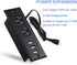Conference Recessed Power Strip Socket with USB Ports - Desktop Charging Station with 2-Outlets & 3 USB Ports