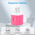 USB Wall Charger Block, 2 Pack USB Power Adapter for iPhone 15 Pro/14 Pro Max/13/12/11/SE/XS/XR/Samsung Galaxy