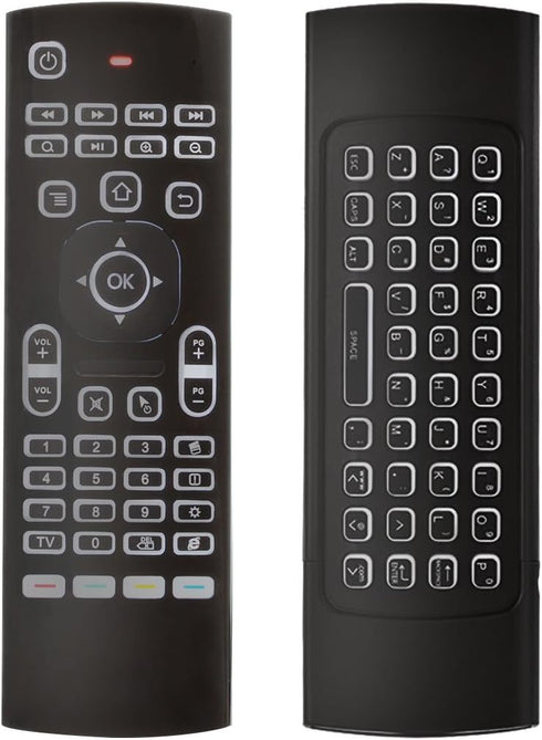 MX3 Air Remote Mouse, 2.4G Multifunctional Backlit Control, Mini Wireless Keyboard for Android TV