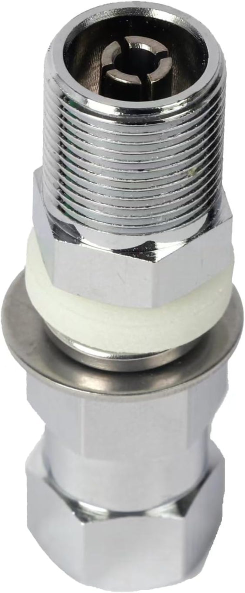 1 Pack CB Antenna Stud Mount Adapter - SO-239 UHF Female Connector for 3/8 x 24 Threads CB HAM Radio