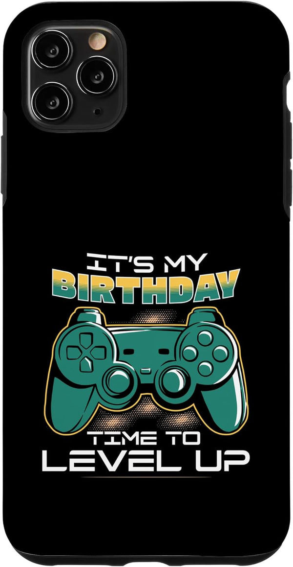 Gamer Birthday Video Game Controller Gamer Birthday Time to Level Up Controller Tee Case for iPhone 11