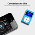 Diyeeni MP3 MiniMP3 32GB Mini Player, Portable Music Player with Clip, LCD Screen, Digital Music Media Player BackClip