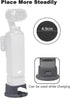 FiTSTILL Lightweight Black Silicone Non-Slip Desktop Mount for DJI Osmo Pocket 3, Compact with Charging Opening
