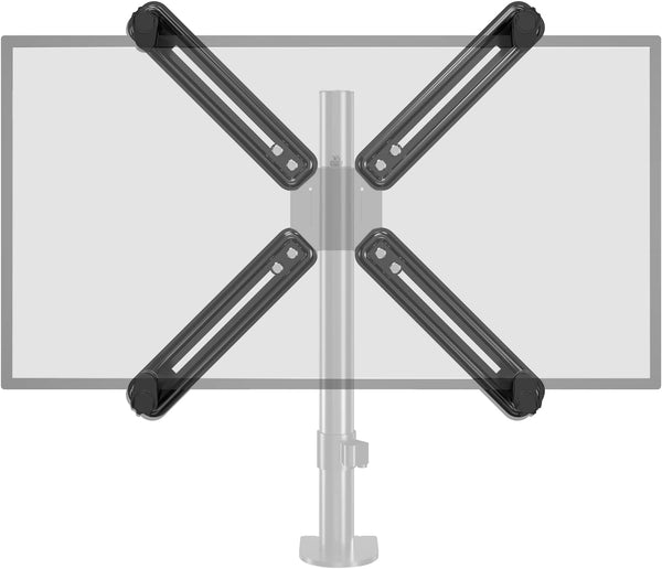 Pholiten VESA Mount Bracket Adapter, Monitor Arm Mounting Kit for Screen 13 to 27 inch, 75mm or 100mm VESA
