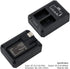 JJC 2-Pack FDA-EP10 A6000 A6100 A6300 NEX-7 NEX-6 Eyecup Eyepiece Viewfinder & Battery Charger for Sony Cameras