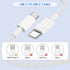 for iPhone 15 USB C Fast Charger Cable, 2pack 6FT USB C to USB C Charging Cord, Nylon Braided Long Charger Cable for