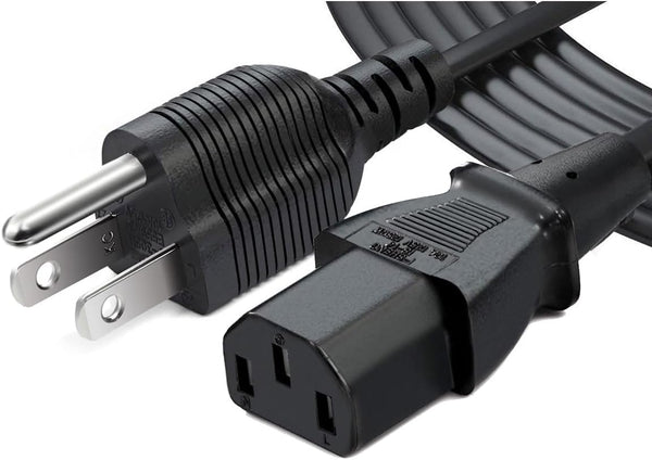 CHANZON UL Listed PC Power Cord Universal AC for Personal Computer,PC Monitor,Plasma bravia