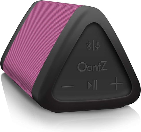OontZ Angle 3 Bluetooth Speaker - Portable Wireless 5.0 Speaker, IPX5 Water Resistant, Pink