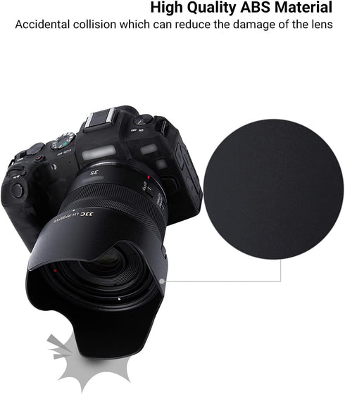 Tulip Flower Lens Hood - Compatible with RF 35mm F1.8 Macro is STM on EOS R6 R5 RP, Reversible Lens Shade