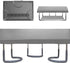 Skywin Rubberized Under Desk Laptop Mount, 3 Racks in 1 Set to Hold Under Desk Laptop Holder Organizer Rack (Laptop Not