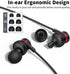 USB C Headphones - Magnetic Noise Canceling Earbuds with Mic for iPhone 15 Pro Max, iPad Pro, Samsung Galaxy S20, Note
