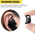 Ear Hooks Eartips Kit, 360° Rotatable Adjustable Soft Silicone Anti-Slip Sports Clamp for Newbee/Plantronics/TOORUN