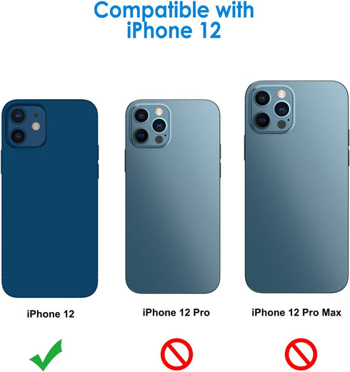 JETech Camera Lens Protector for iPhone 12 6.1-Inch, 9H Tempered Glass, HD Clear, Anti-Scratch, Case Friendly, Does Not Affect Night Shots, 3-Pack