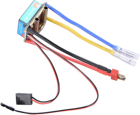 CHICHIYANG RC Steel Brushed ESC Kit, Aluminium Alloy Water-Cooled Dual Mode Brushed ESC Kit for RC Boat/Car RC Car RC