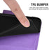 Asuwish Wallet Case for Samsung Galaxy A15 5G - Leather Flip, Tempered Glass Protector, Card Holder, Purple.
