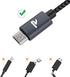 RAMPOW Micro USB Cable 10ft, Extra Long Charging Cord, QC 3.0 Fast Charge & Sync USB Cable for Samsung Galaxy