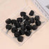 Impnit 24 M4 15 mm Pieces x Threaded Knurled Thumbscrew, Monitor Screws for Vesa Mount Screws Carbon Steel Clamping