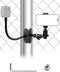 JUFZQO Upgrade Magnetic Fence Mount Fit for GoPro Mevo Start iPhone and Insta