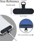 4 Fannoday Phone Tether Tab, Pcs Universal Phone Lanyard Tab Used with Crossbody Strap, for Cell Phone Cases
