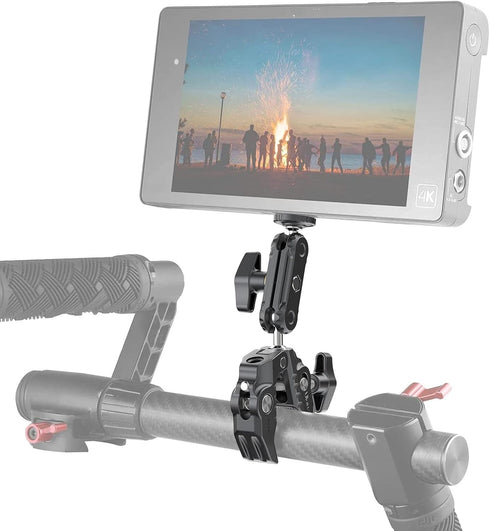R094 Super Clamp Multi-Functional Camera C Clamp Mount, 1/4" Ball Head Monitor Mount for Video Shooting