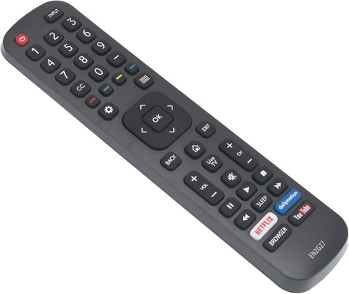 New EN2G27 Remote Control for Hisense LCD LED TV Models 65H7B, 65H10B, 50H6B, 50H7GB, 50H8C, 43H5C