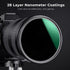 K&F Concept 67mm ND1000 (10-Stop Fixed Neutral Density) ND Filter with 28 Multi-Coated Optical AGC Glass Waterproof