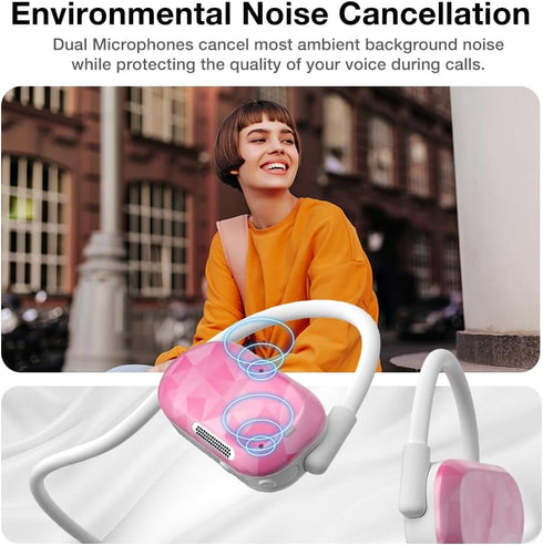 Purity Air Open Ear Headphones, True Air Conduction Wireless Bluetooth Earbuds with Dual Mic for iPhone/Android