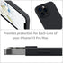 MCFANCE Silicone Magnetic Case for iPhone 13 Pro Max - Compatible with MagSafe, Shockproof Cover (Black)