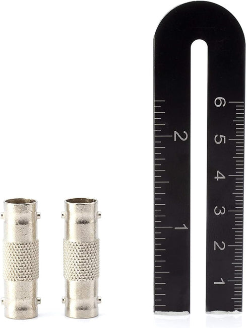 THE CIMPLE CO BNC Connectors Female to Female Coupler 50 Pack Adapter for CCTV Security Camera, SDI, HD-SDI