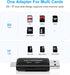 SD Card Reader, AIYEEN 4-in-1 USB C SD Card Reader Dual Slot OTG Memory Card Adapter for TF/Micro SD/SD/SDXC/Micro