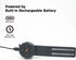 Bluetooth Media Button Remote Control, IPX6 Waterproof Strap Type Wireless Controller for Car, Bike, Motorbike Steering