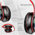 Shop Bluetooth Over Ear Headphones with LED Lights, Built-in Mic, Wireless HiFi Stereo, Bluetooth 5.0, Lightweight,