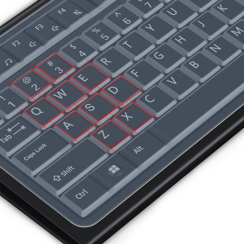 (2 Pack) Universal Clear Anti-Dust Keyboard Skin Protector Cover for 104/107 Keys Standard Desktop Keyboard
